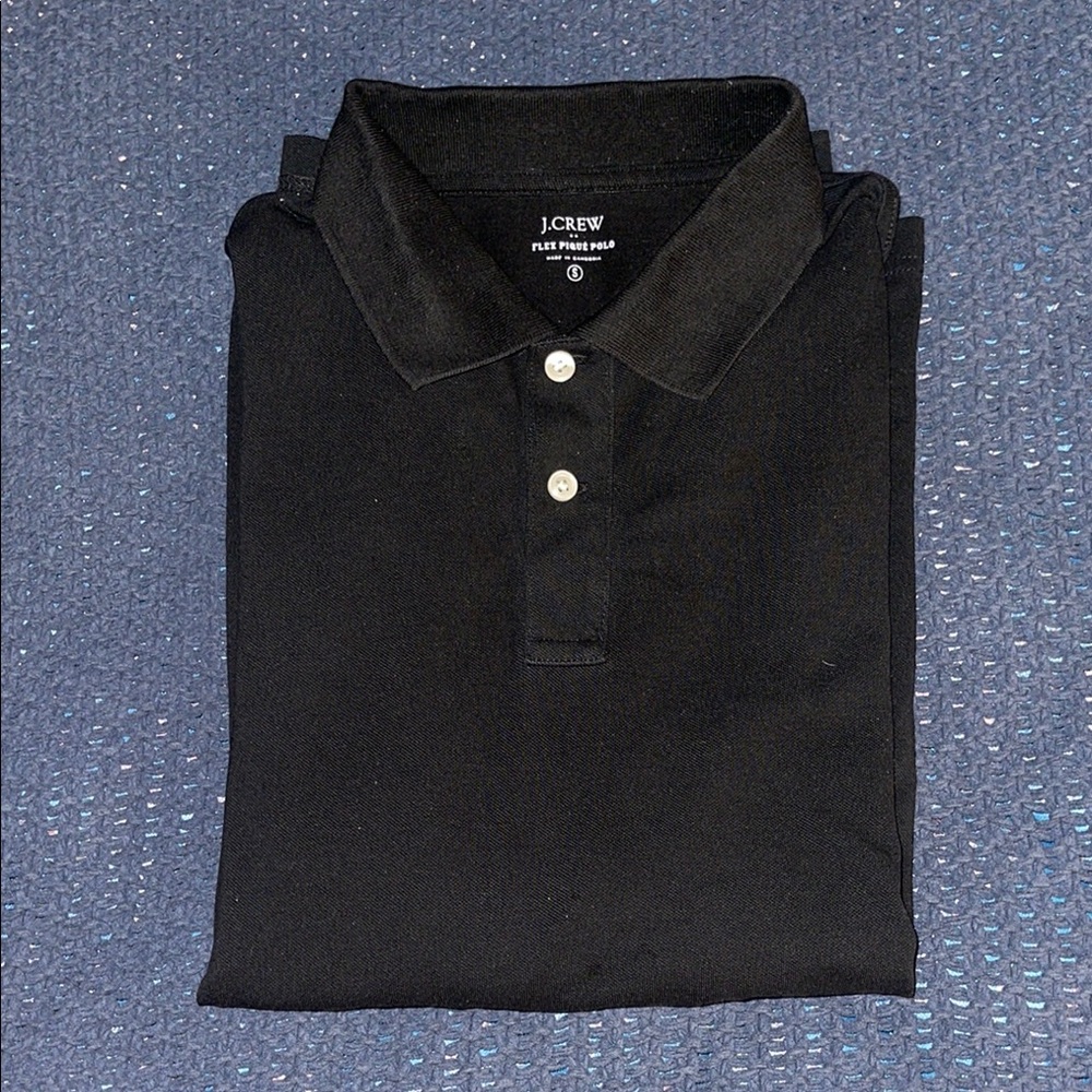 J. Crew Men's Black Polo Shirt